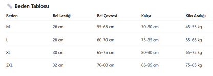 🔥 Manyetik Termal Toparlayıcı Bel Korse Külot